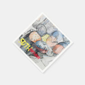 50. Geburtstagsballons Serviette (Ecke)