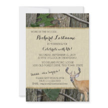 50. Geburtstagsbuck mit Jäger-Camouflage