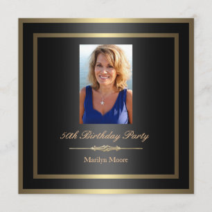 50. Geburtstagseinladung - Foto Einladung