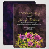 50. Geburtstagseinladung thyme Einladung (Vorne/Hinten)