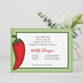 50. Geburtstagseinladungen Einladung (Stehend Vorderseite)