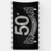 50. Geburtstagsfeier Banner (Vertikal)