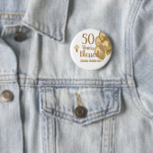 50. Geburtstagsfeier  Button (Beispiel)