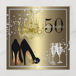 50. Geburtstagsfeier der Frau Einladung