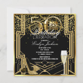 50. Geburtstagsfeier Einladung (Vorderseite)