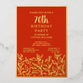 50. Geburtstagsfeier Einladung (Vorderseite)