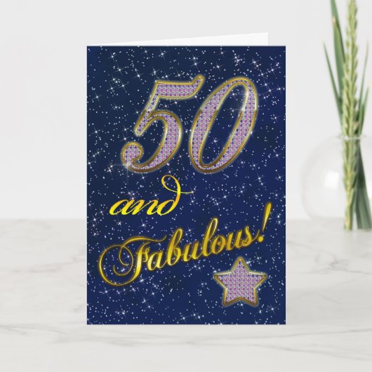 50. Geburtstagsfeier Einladung (Vorderseite)