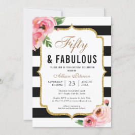 50. Geburtstagsfeier Einladung