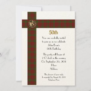 50. Geburtstagsfeier feierliche Einladung an den M