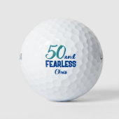 50. Geburtstagsfeier für Männer phantastische Golf Golfball (Vorderseite)