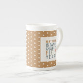 50. Geburtstagsfeier oder Geburtstagsgeschenk Porzellantasse (Vorderseite Rechts)