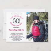 50. Geburtstagsfeier Party Einladung (Vorderseite)