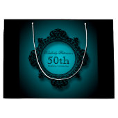 50. Geburtstagsfeier Personalisierte Geschenktasch Große Geschenktüte (Vorderseite)