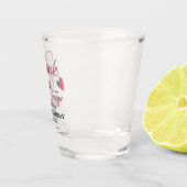 50. Geburtstagsfeier Rose Gold Danksagungen Schnapsglas (Rechts)