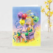 50. GeburtstagsfeierEin weiterer schöner Geburtsta Karte (Gelbe Blume)