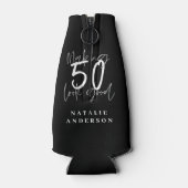 50 Geburtstagsfeiern gut aussehen lassen Flaschenkühler (Rückseite)