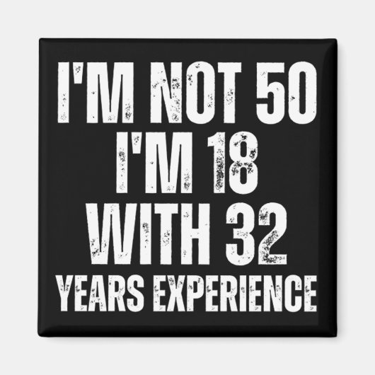 50. Geburtstagsfest Magnet (Vorne)