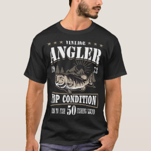 50. Geburtstagsfischerei 50 Jahre alter Fischer 19 T-Shirt