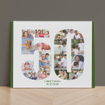 50. Geburtstagsfoto Collage Number 50 Custom Künstlicher Leinwanddruck<br><div class="desc">Erstellen Sie Ihre eigene personalisierte Foto-Leinwand für einen 50. Geburtstag. Diese schöne Collage aus Foto ist in Form der Zahl 50 auf einem weißen Hintergrund mit waldgrünen Rändern. Die Collage kann bis zu 17 verschiedene Fotos aufnehmen, und die Vorlage ist für Sie bereit, um Ihre Lieblings-Fotos rund um jede Zahl...</div>