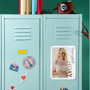 50. Geburtstagsfoto College-Party Magnet