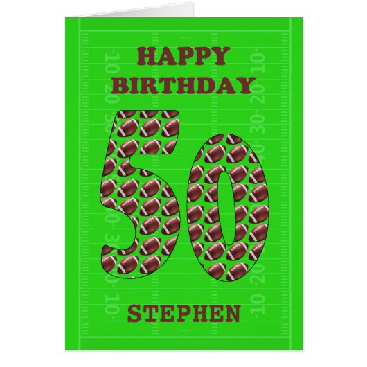 50. Geburtstagsfußbälle hinzufügen (Vorne)