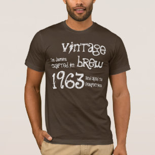 50. Geburtstagsgeschenk 1963 Vintag Brew T-Shirt