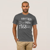 50. Geburtstagsgeschenk 1963 Vintag Brew T-Shirt (Vorne ganz)