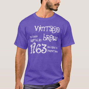 50. Geburtstagsgeschenk 1963 Vintage Brew Lila G20 T-Shirt