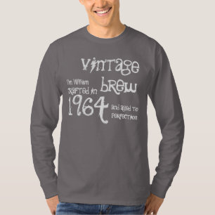 50. Geburtstagsgeschenk 1964 Vintage Brew Grau G21 T-Shirt