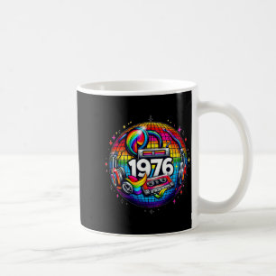 50. Geburtstagsgeschenk 1976 Disco Frieden Vintage Kaffeetasse