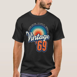 50. Geburtstagsgeschenk 50 Jahre alt mit Retro Vin T-Shirt