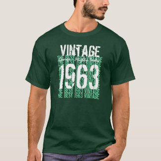 50. Geburtstagsgeschenk Best 1963 Vintag V006 T-Shirt