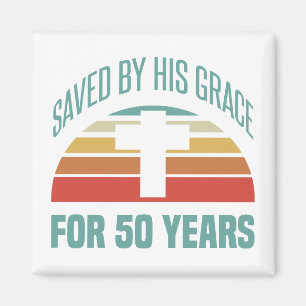 50. Geburtstagsgeschenk für Christen Magnet