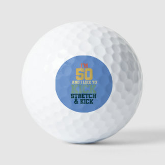 50. Geburtstagsgeschenk für Männer und Frauen Ich Golfball