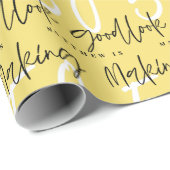 50 Geburtstagsgeschenk gut aussehen Geschenkpapier (Rolleneckpunkt)