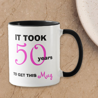 50. Geburtstagsgeschenk Ideen für die Tasse der Fr