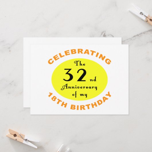 50. Geburtstagsgeschenk Karte (Vorderseite/Rückseite Beispiel)