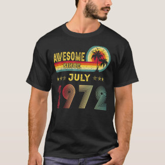 50. Geburtstagsgeschenk Phantastisch seit Juli 197 T-Shirt