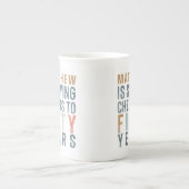 50. Geburtstagsgeschenk Porzellantasse (Vorderseite)