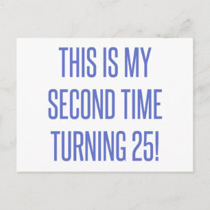 50. Geburtstagsgeschenk Postkarte