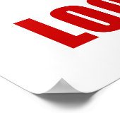 50. Geburtstagsgeschenk (r) Poster (Ecke)