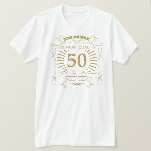 50. Geburtstagsgeschenk T-Shirt (Design vorne)