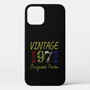 50. Geburtstagsgeschenk Vintag Retro 1971 Case-Mate iPhone Hülle