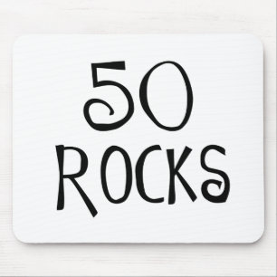 50. Geburtstagsgeschenke, 50 FELSEN Mousepad