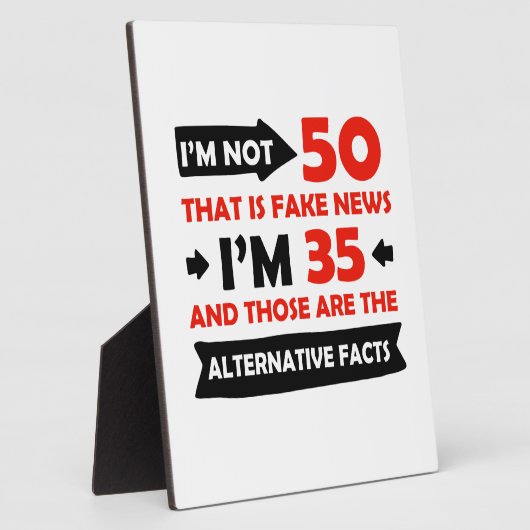 50. Geburtstagsgeschenke Fotoplatte (Seite)