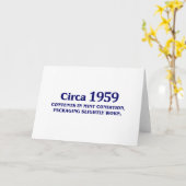 50. Geburtstagsgeschenke! Karte (Gelbe Blume)