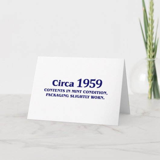 50. Geburtstagsgeschenke! Karte (Vorderseite)