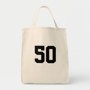 50. Geburtstagsgeschenktüte Tragetasche