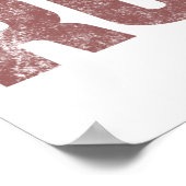 50. Geburtstagsgestein Poster (Ecke)