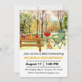 50. Geburtstagsgrill Einladung (Vorderseite)